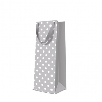 10 Geschenktaschen - Dotsy Check  grey bottle