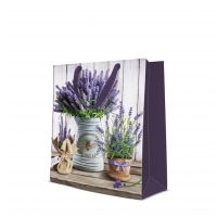 10 Geschenktaschen - Lavender in Bucket large