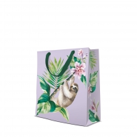 10 Geschenktaschen - Exotic Sloth medium