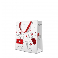10 Geschenktaschen - Love Connection medium