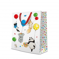 10 Geschenktaschen - Animals Party big