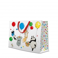 10 Geschenktaschen - Animals Party horizontal
