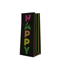 10 Geschenktaschen - Birthday Neons bottle