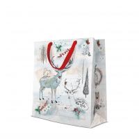 10 Geschenktaschen - Watercolor Christmas