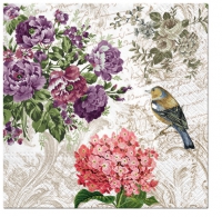 Servietten 25x25 cm - Charming Garden