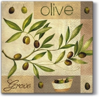 Servietten 33x33 cm - Olive Garden