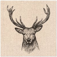 Servietten 33x33 cm - We Care Deer