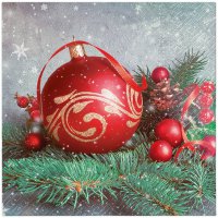 Servietten 33x33 cm - Bauble on Twig