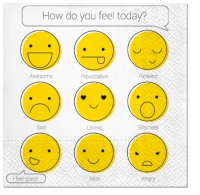 Servietten 33x33 cm - How Do You Feel