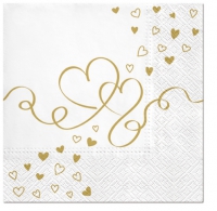 Servietten 33x33 cm - Love Around Servietten 33x33 cm - Love Around