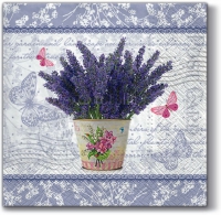 Servietten 33x33 cm - Flowering Lavender