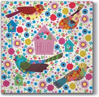 Servietten 33x33 cm - Pastel Birds