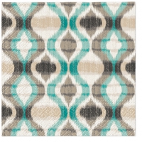Servietten 33x33 cm - African Vibe (turquoise)
