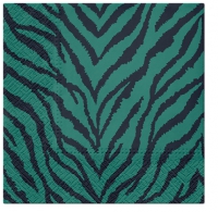 Servietten 33x33 cm - Zebra Pattern