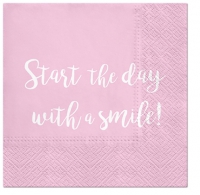 Servietten 33x33 cm - Smile Everyday