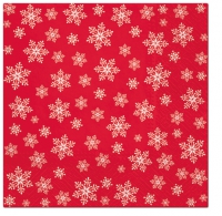 Servietten 33x33 cm - Stars Everywhere (red)