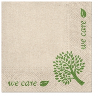 Servietten 33x33 cm - We Care Tree