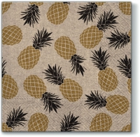 Servietten 33x33 cm - We Care Pina Colada gold