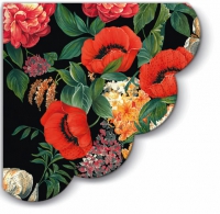 Servietten - Rund - Nostalgic Bouquet