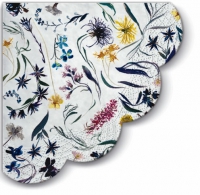 Servietten - Rund - Flowers Memory