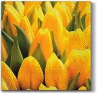 Servietten 33x33 cm - YELLOW TULIPS Servietten 33x33 cm - YELLOW TULIPS
