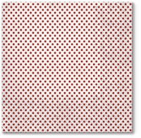 Servietten 33x33 cm - Small Dots (red) Servietten 33x33 cm - Small Dots (red)