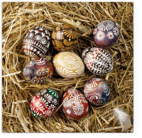 Servietten 33x33 cm - Polish Easter