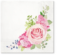 Servietten 33x33 cm - Nostalgic Rose