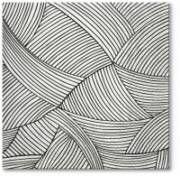 Servietten 33x33 cm - Geometric Braid