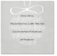 Servietten 33x33 cm - Bauble with a Carol