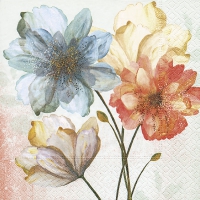 Servietten 25x25 cm - Portrait of flowers