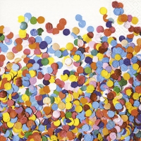 Servietten 25x25 cm - Confetti