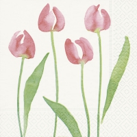 Servietten 25x25 cm - Watercolour tulip Servietten 25x25 cm - Watercolour tulip