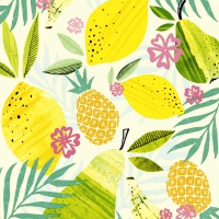 Servietten 25x25 cm - Fresh fruits