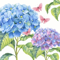 Servietten 25x25 cm - Gentle hydrangea