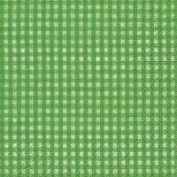 Servietten 24x24 cm - Vichy green
