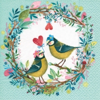Servietten 33x33 cm - Bird wedding Servietten 33x33 cm - Bird wedding