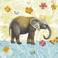 Servietten 33x33 cm - Elephant garden Servietten 33x33 cm - Elephant garden