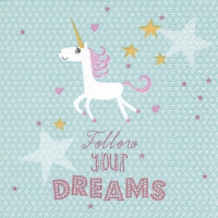 Servietten 33x33 cm - Follow your dreams