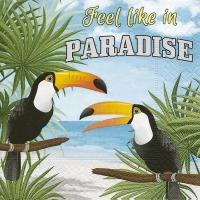 Servietten 33x33 cm - Like in paradise