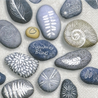 Servietten 33x33 cm - Painted stones