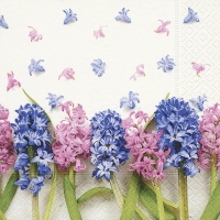 Servietten 33x33 cm - Hyacinths