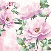 Servietten 33x33 cm - Rose garden