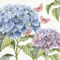 Servietten 33x33 cm - Gentle hydrangea