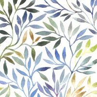 Servietten 33x33 cm - Willow leaves