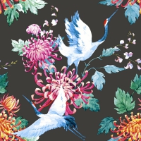 Servietten 33x33 cm - Japanese cranes
