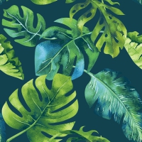 Servietten 33x33 cm - Jungle leaves