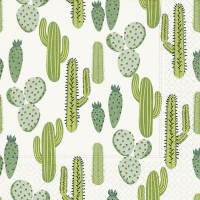 Servietten 33x33 cm - Desert cacti