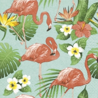 Servietten 33x33 cm - Flamingo life