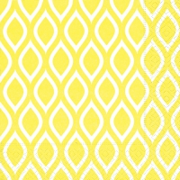 Servietten 33x33 cm - Lemon pattern